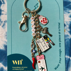 Allie Off Campus Inspired Personalised Keychain Bagcharm | Theatre Girl Aesthetic Custom Keychain