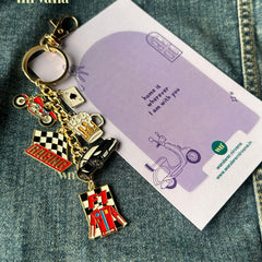 F1 Sportscar themed Keychain