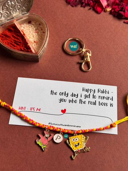 SpongeBob Rakhi Keychain