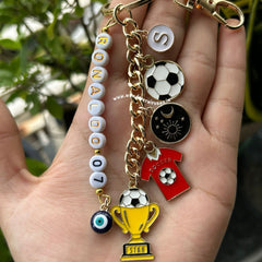 A Universe of Football|Ronaldo Inspired Football Keychain