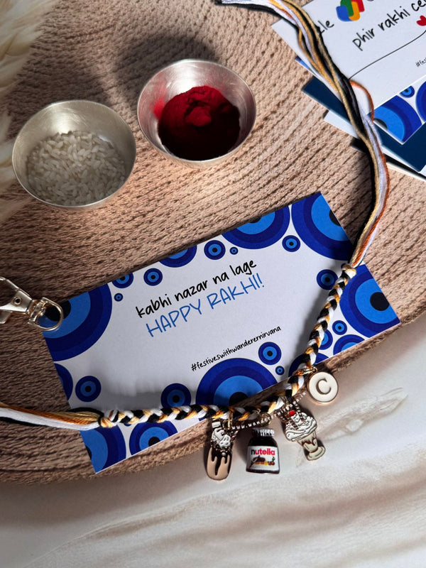 Chocolate Lover Rakhi Keychain