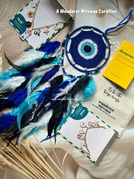 Evileye Personalised Dreamcatcher Neckpiece Bracelet Hamper box