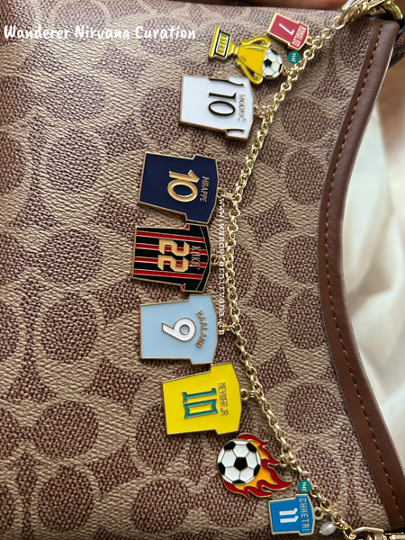 An Icons of Football Bagcharm Chain