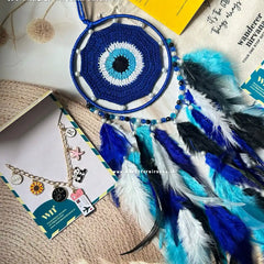 Evileye Personalised Dreamcatcher Neckpiece Bracelet Hamper box