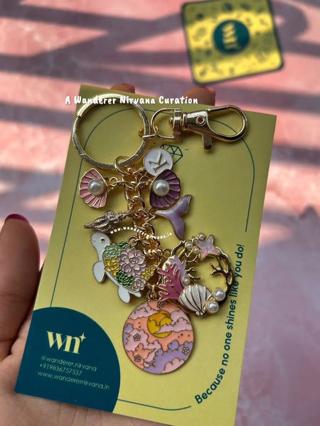 Pink Parade in Paradise Keychain