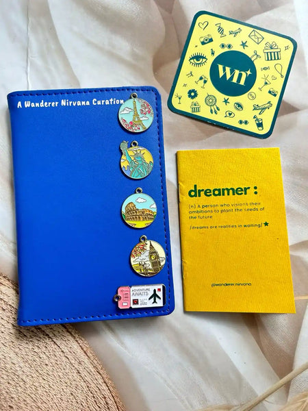 Adventure London Paris NewYork Rome Passport Cover