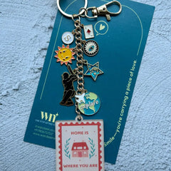 Cricket Home Universe Personalised Keychain Bagcharm Evil eye