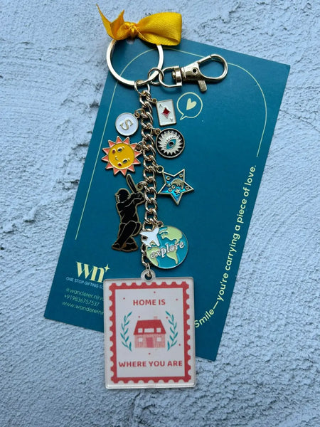 Cricket Home Universe Personalised Keychain Bagcharm Evil eye