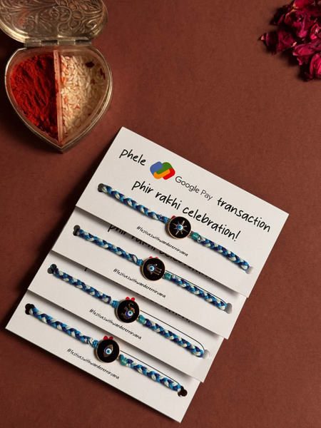 Evileye Abundance Rakhi Set of 4