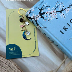 11:11 Star Moon Martini Personalised Bookmark