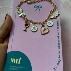 A little of us Travel Wine Butterfly Bracelet