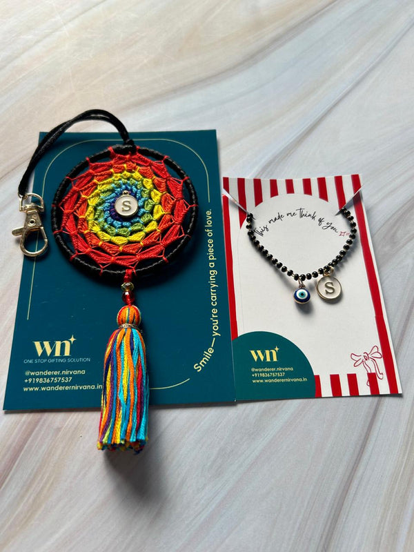 A Rangeela Dreamcatcher nazariya Personalised Combo