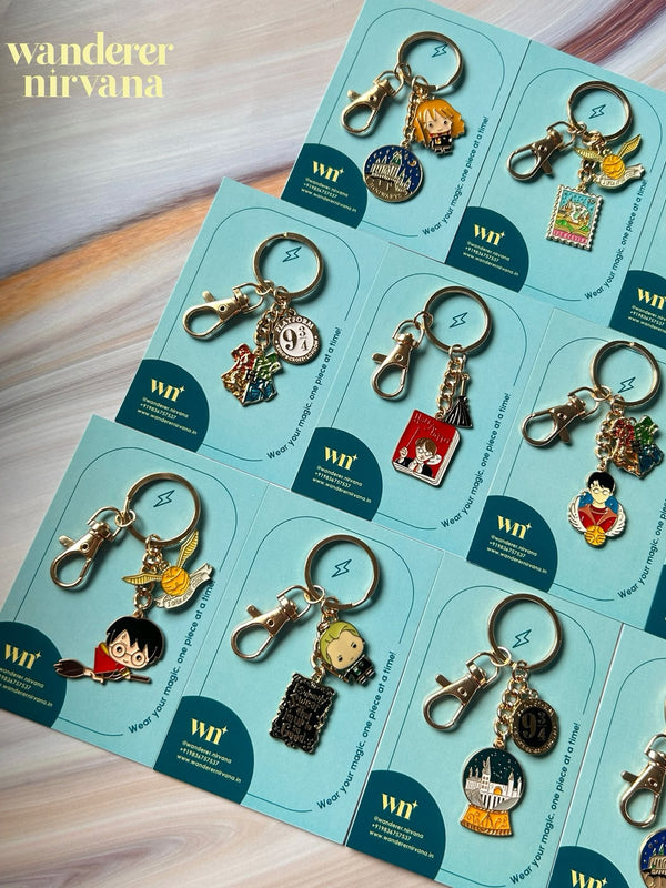 Assorted Harry Potter themed Keychain Set of 25