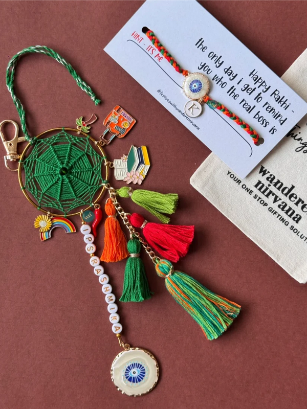 Dreamcatcher Boho Travel Book Evileye Bhaiya Bhabhi Set