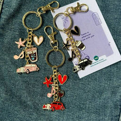 The Weekend Edit | Keychain Set of 3 | Multipurpose Bagcharms