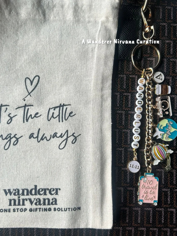Wanderlust Keychain Bagcharm