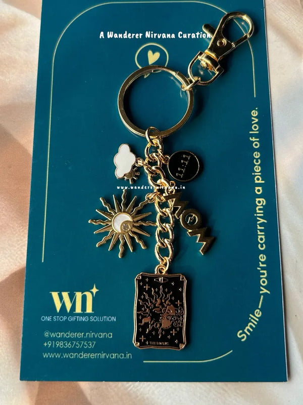 Mom 11:11 Sunshine Keychain Bagcharm