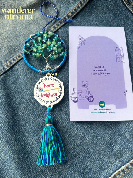 Hare Krishna Tree of Life Boho Hanging