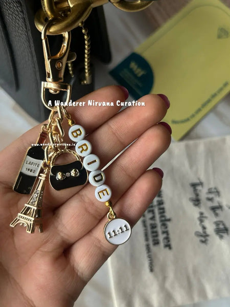 Bride Special 11:11 Eiffel Tower Purse Bagcharm