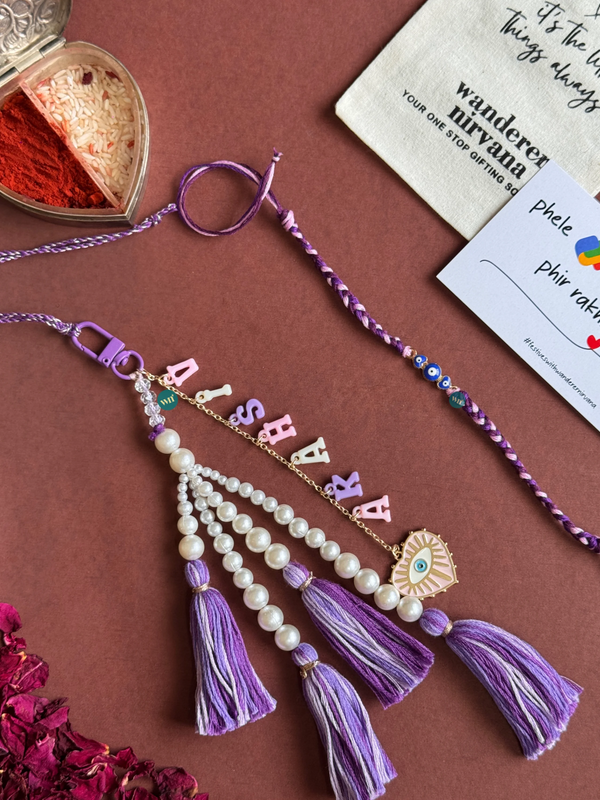 Name Lavender Boho Lumba Evileye Bhaiya Bhabhi set