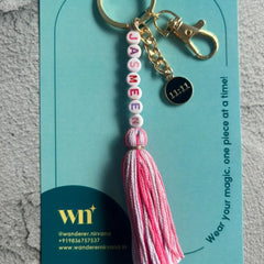Personalised Boho Name Keychain with 11:11
