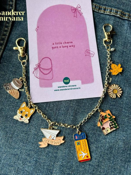 Fly to You Home  Bagcharm Chain