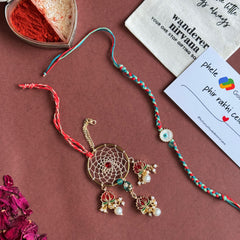 Dreamcatcher Lotus Evil eye Bhaiya Bhabhi Set