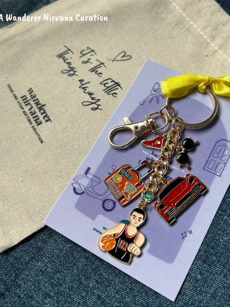 Basketball Traveller Keychain Bagcharm