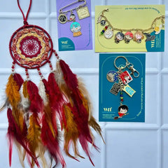Harry Potter Dreamcatcher Bracelet Brooch Keychain Combo