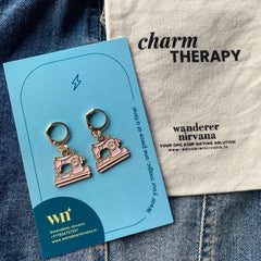 Sewing Machine Fashion Earrings