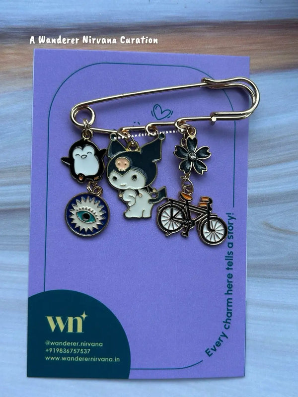 Penguin Kiromi Brooch