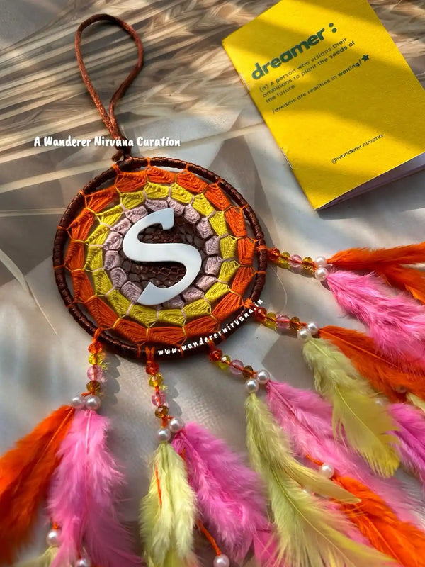 Rosy Wood Summer Dreamcatcher