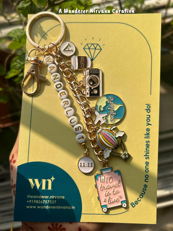 Wanderlust Keychain Bagcharm