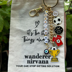 A Universe of Football|Ronaldo Inspired Football Keychain