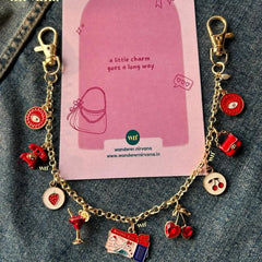 Red Diary Bagcharm chain