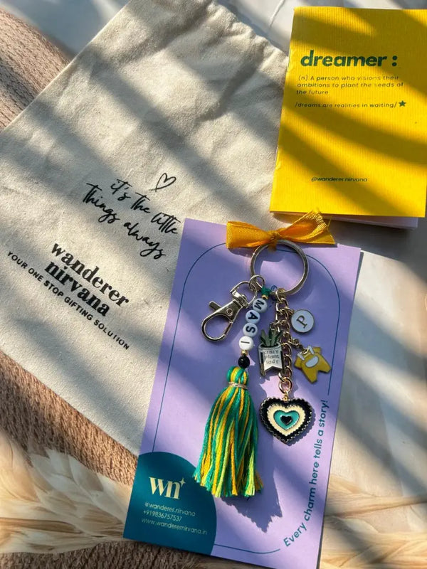 Masi Personalized Plant lady Evileye  Keychain