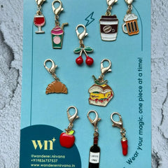 Food Themed Shoe Charms ( set of 10)