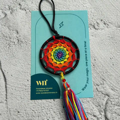 Rainbow Tassel Dreamcatcher Hanging Bagcharm