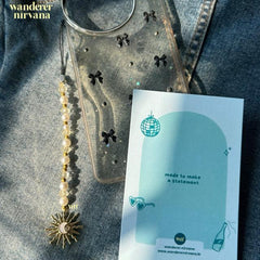 Sun Beaded Phonecharm
