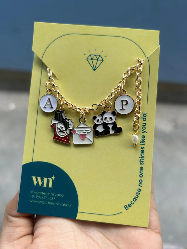 Love Envelope KitKat panda story bracelet