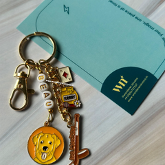 Beau Off Campus Inspired Personalised Keychain