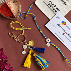 Flower Evil eye Bhaiya Bhabhi Set