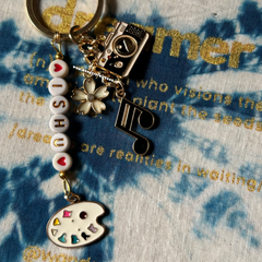 Artist Photography Music Keychain