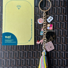 Paw Fashion Adventure Polaroid Boho Bagcharm