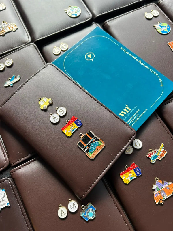 Adventure Brown Personalised Passport Cover