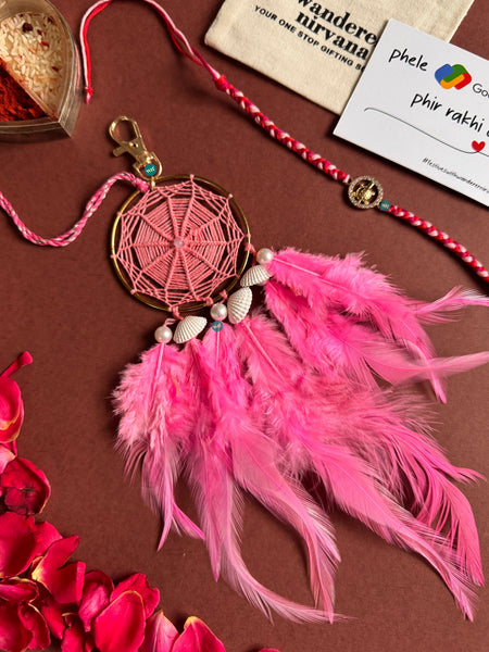 Pink Tortoise Bhaiya Bhabhi Set