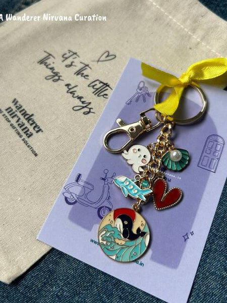 Beach Ocean Travel  Keychain