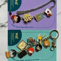 The Wizarding Keepsake Combo | Harry Potter Inspired Keychain and Bookmark Gift Set