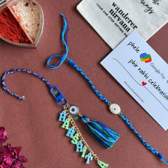 Bhaiya -Bhabhi Boho Neelam Set