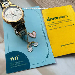Rainbow Heart Watchcharm